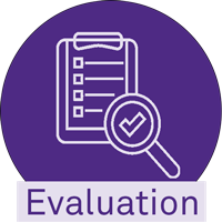 Evaluation framework Evaluation icon