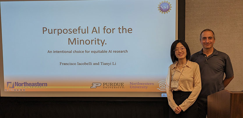 Francisco Iacobelli and Tianyi Li organized a special interest group event called “Purposeful AI."