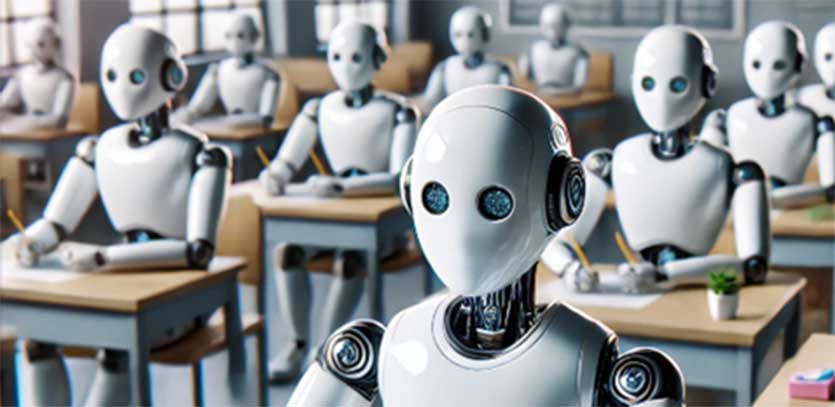 Robots in classroom